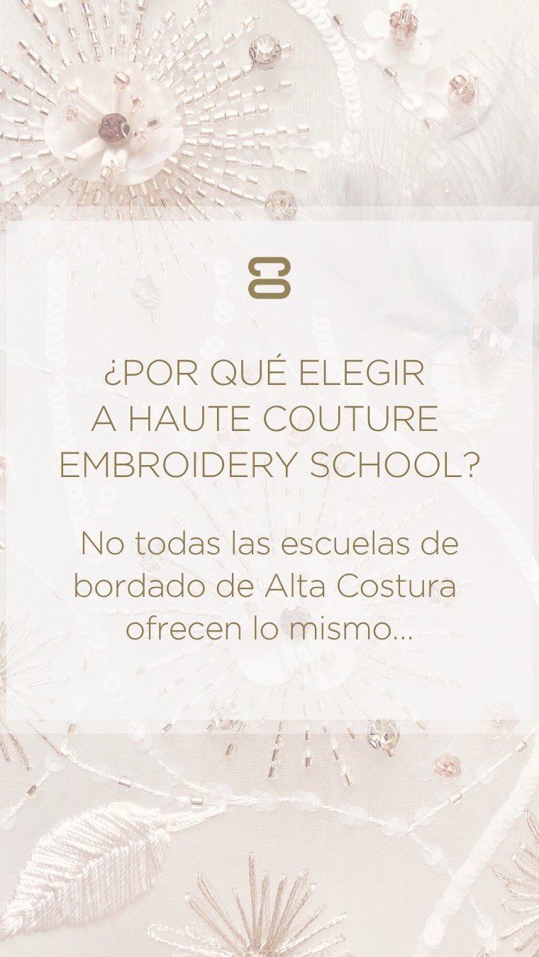 Elegir una formación de bordado de Alta Costura es una decisión importante. No se trata solamente de aprender una técnica, sino de encontrar un espacio donde puedas avanzar con acompañamiento, precisión y una metodología adaptada a tus objetivos.

En Haute Couture Embroidery School encontrarás especialización en Bordado Lunéville y pedrería, formación individual, fechas flexibles, opciones presenciales en Barcelona, en tu ciudad y formación online.

💕¿Quieres empezar o perfeccionar tu camino en el bordado de Alta Costura? Escríbenos “FORMACIÓN” por privado.

Guarda este carrusel para volver a consultarlo y compártelo con una persona interesada en el bordado de Alta Costura.

#bordadoluneville #bordadodealtacostura #bordadoconpedreria #hauteCoutureEmbroidery #escueladebordado bordadoartesanal altaCostura bordadoprofesional formacionartesanal corinarosello bordadoenbarcelona cursosonline