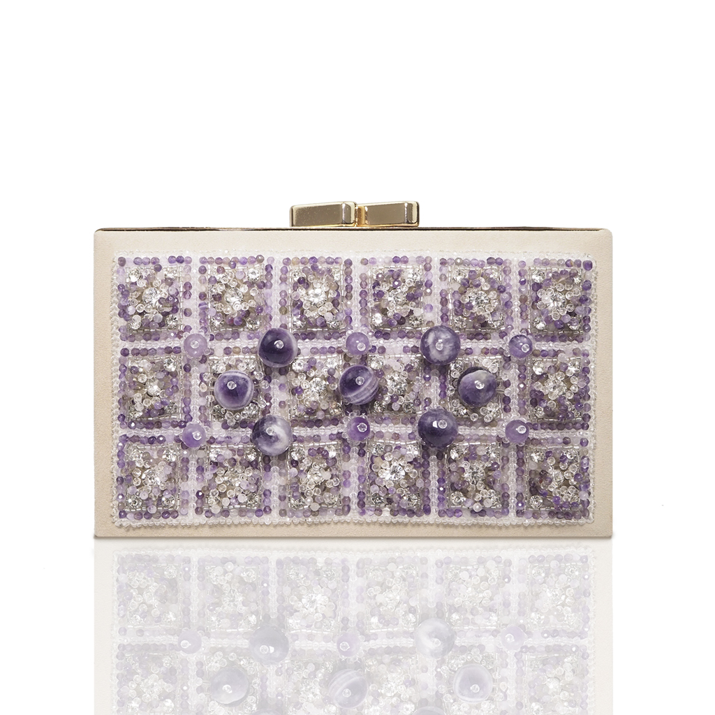 Clutch Amatistas Haute Couture Embroidery