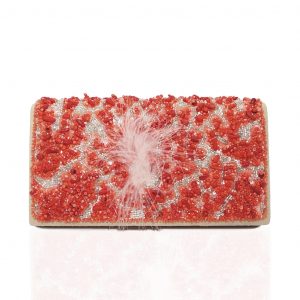 Clutch Coral Haute Couture Embroidery